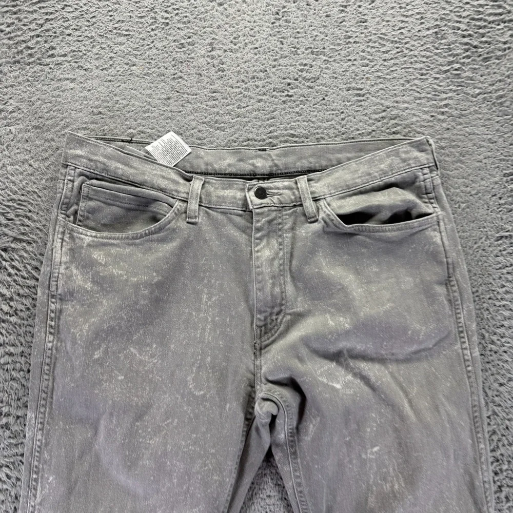 Levi's 541 Jeans Mens 38x28 Gray Cotton Denim Straight Streetwear Travel Stretch
